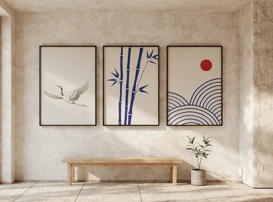 The Indigo Trilogy – Bamboo · Crane · Wave